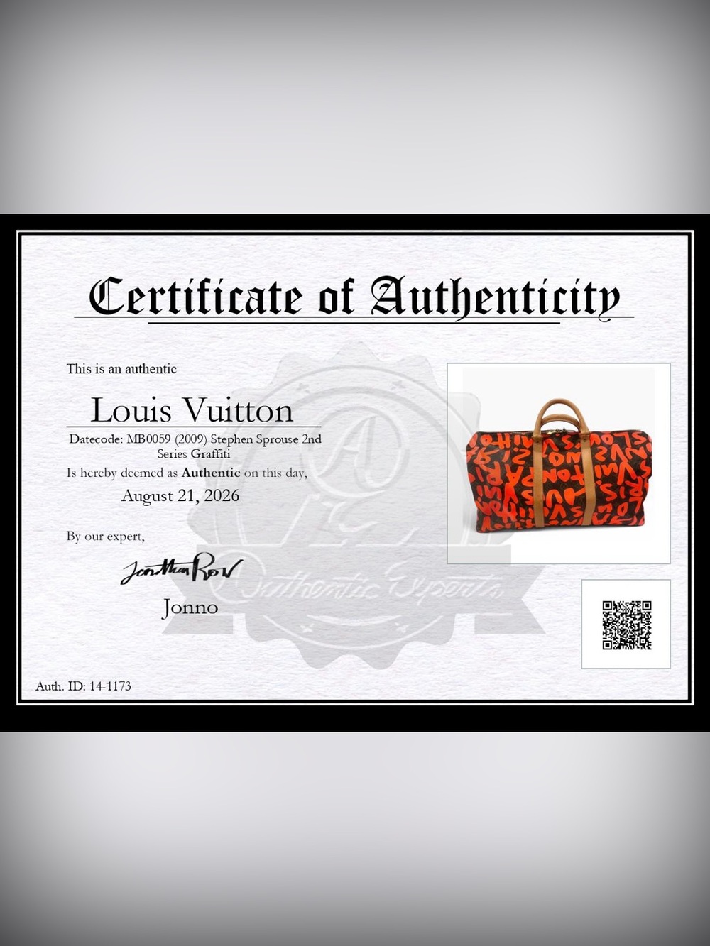 Louis Vuitton Keepall Graffiti Limited Edition - Picture 15 of 15